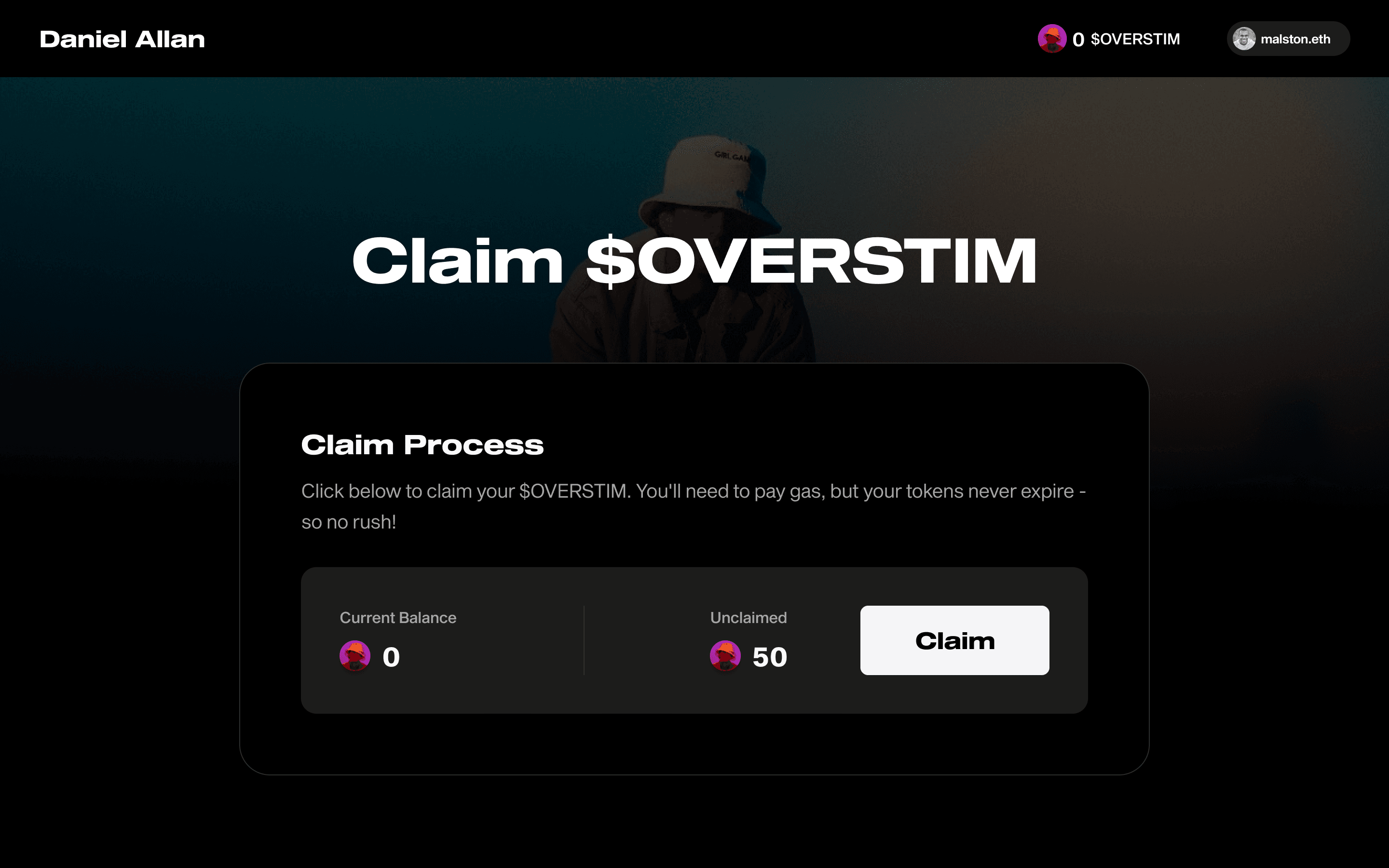 Claim $OVERSTIM